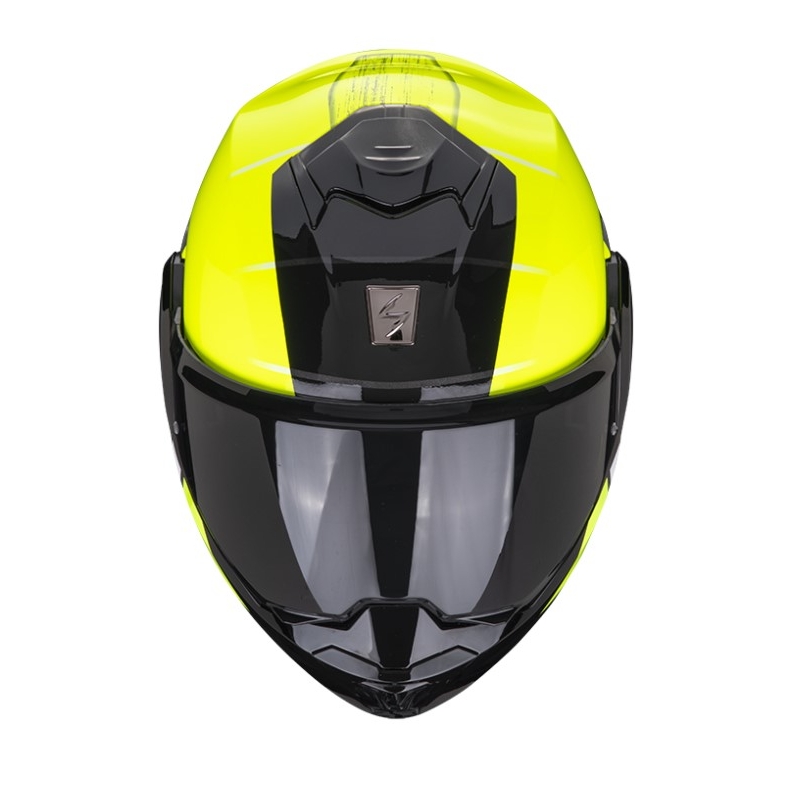 Zložljiva motoristična čelada Scorpion EXO-TECH PRIMUS neon rumeno-črna razprodaja
