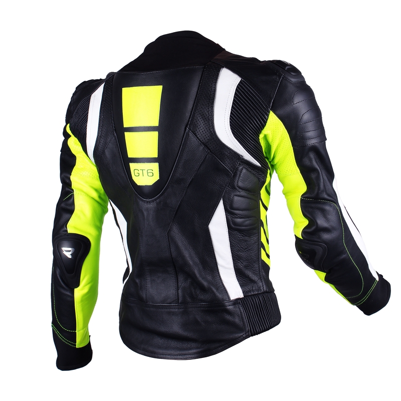 Moška jakna Street Racer GT6 black-white-fluo yellow razprodaja