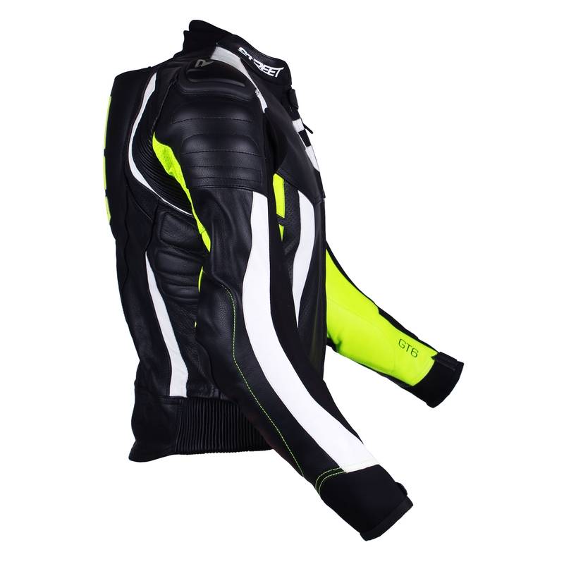 Moška jakna Street Racer GT6 black-white-fluo yellow razprodaja