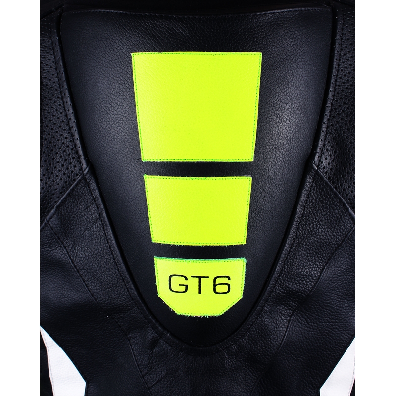 Moška jakna Street Racer GT6 black-white-fluo yellow razprodaja