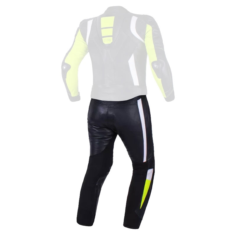 Moške hlače Street Racer GT6 black-white-fluo yellow razprodaja