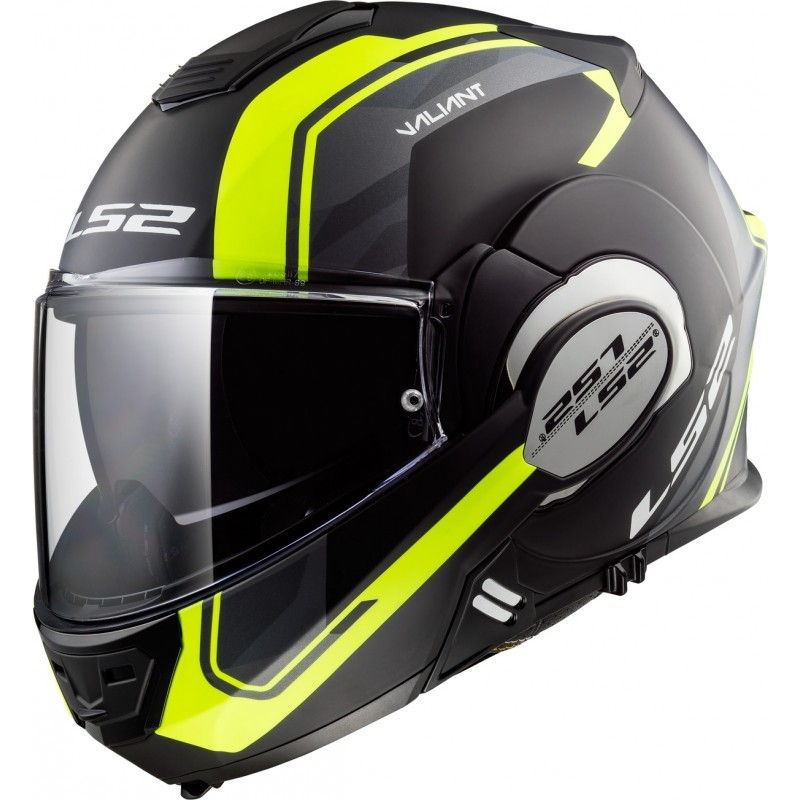 Čelada LS2 FF399 Valiant Line black-fluo rumena - II. kakovost