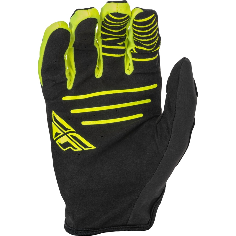 Motokros rokavice FLY Racing Vetrovne črno-fluo rumene