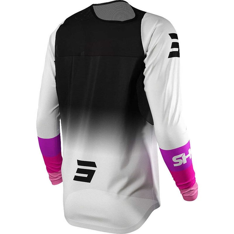 Ženska majica za motokros Shot Shelly black-white-pink razprodaja