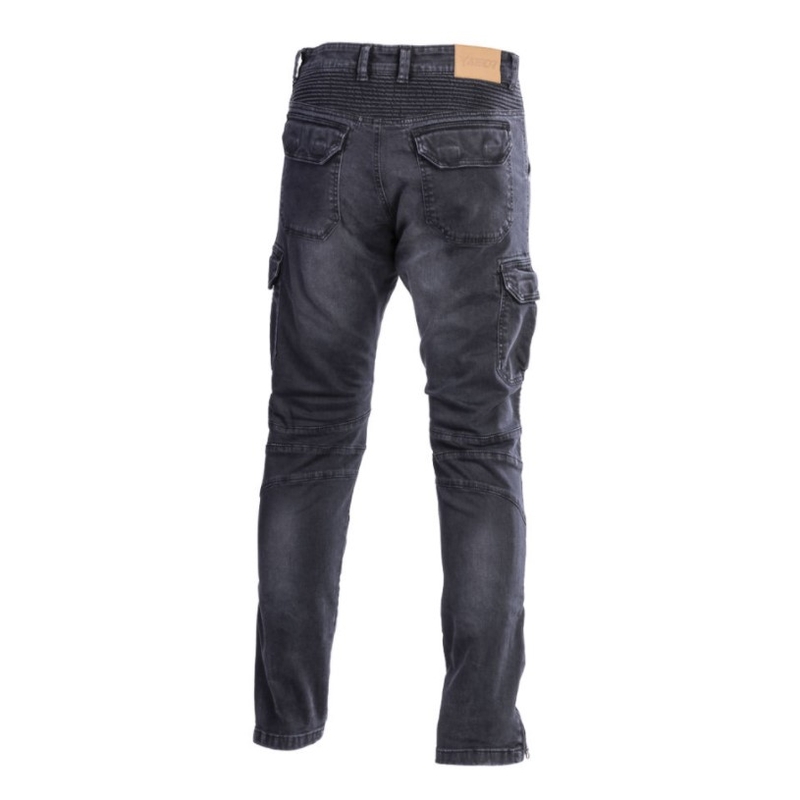 SECA Square Black Motorcycle Jeans razprodaja