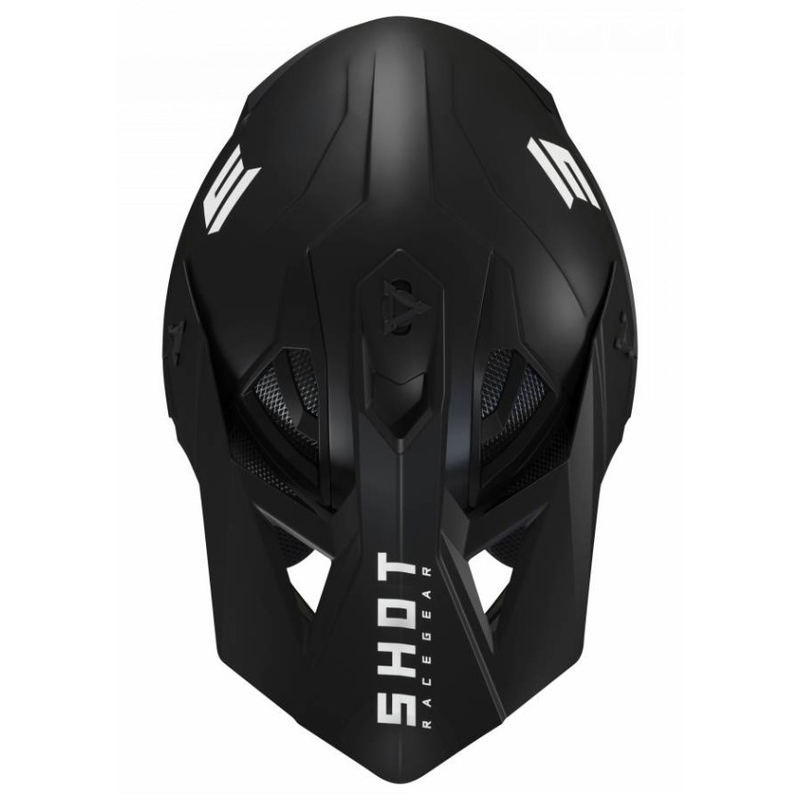 Motokros čelada Shot Lite Fury Solid 2.0 črna