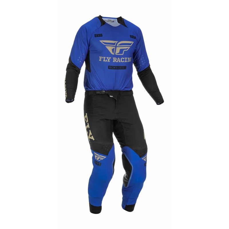 Motokros hlače FLY Racing Evolution DST 2022 modro-črne