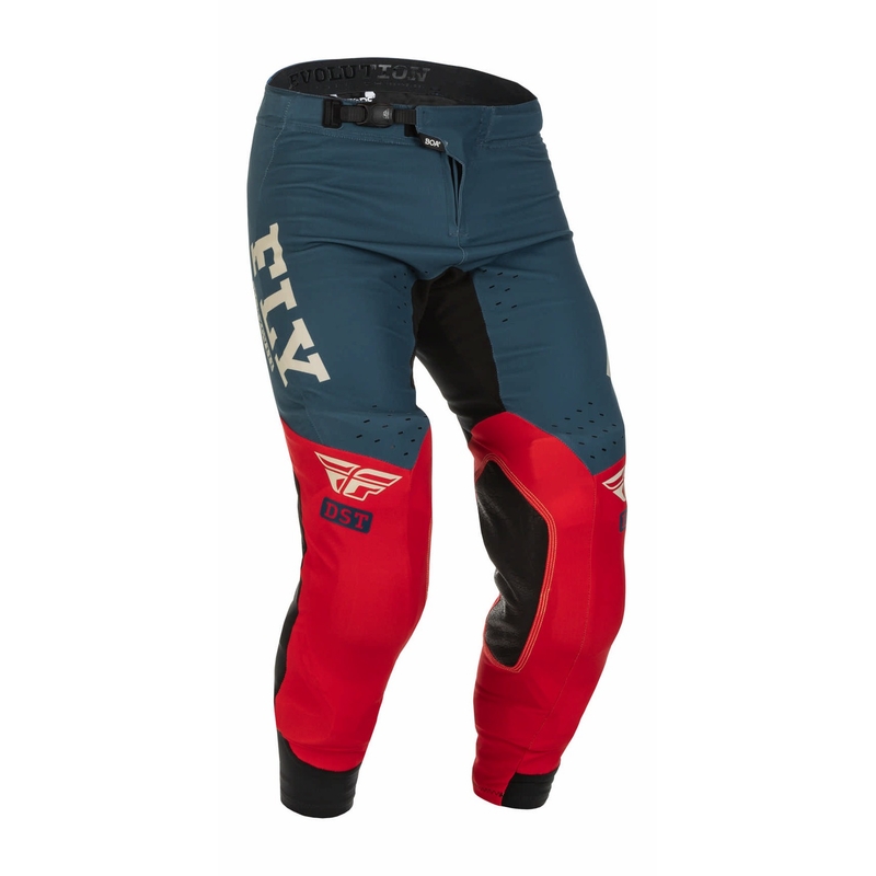 Motokros hlače FLY Racing Evolution DST 2022 rdeče-sive