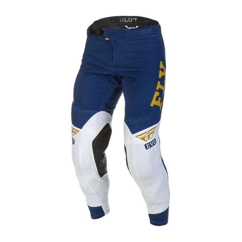 Motokros hlače FLY Racing Evolution DST 2022 modro-bela-zlata