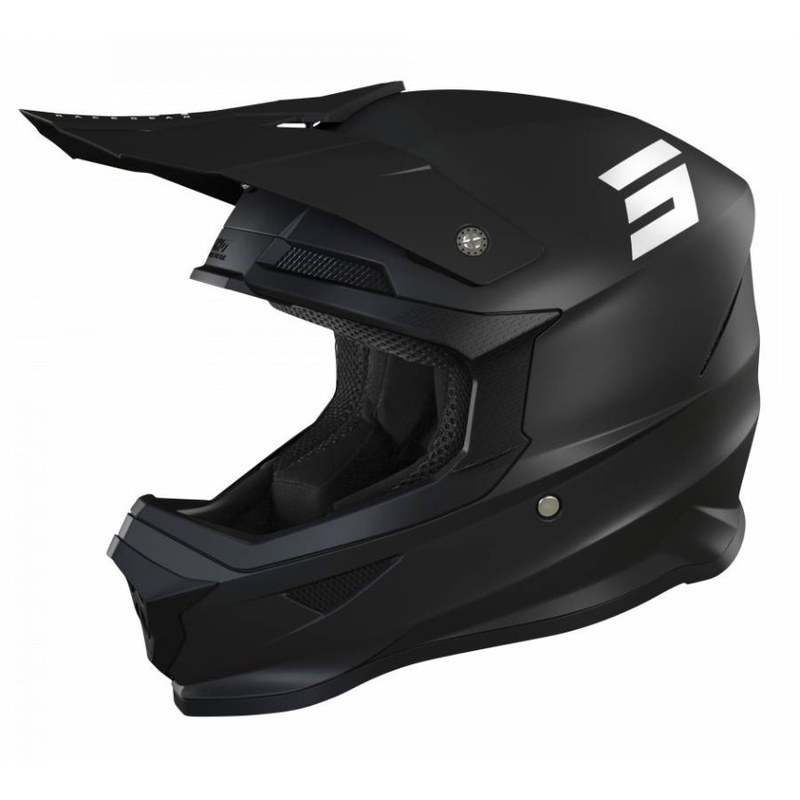 Motokros čelada Shot Furious Solid 2.0 black razprodaja