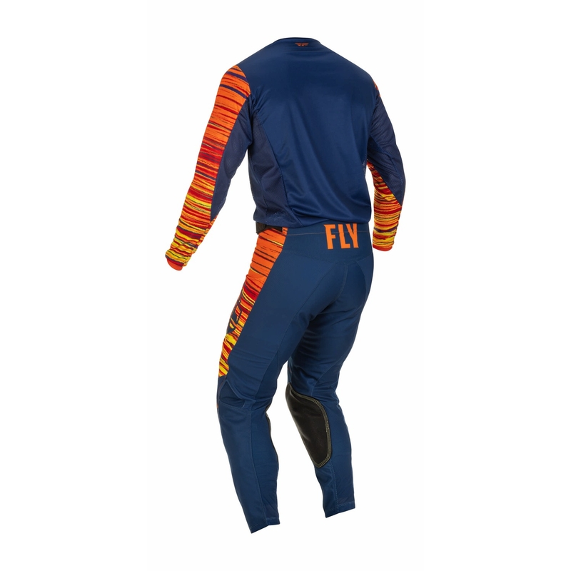 Motokros hlače FLY Racing Kinetic Wawe 2022 blue-orange