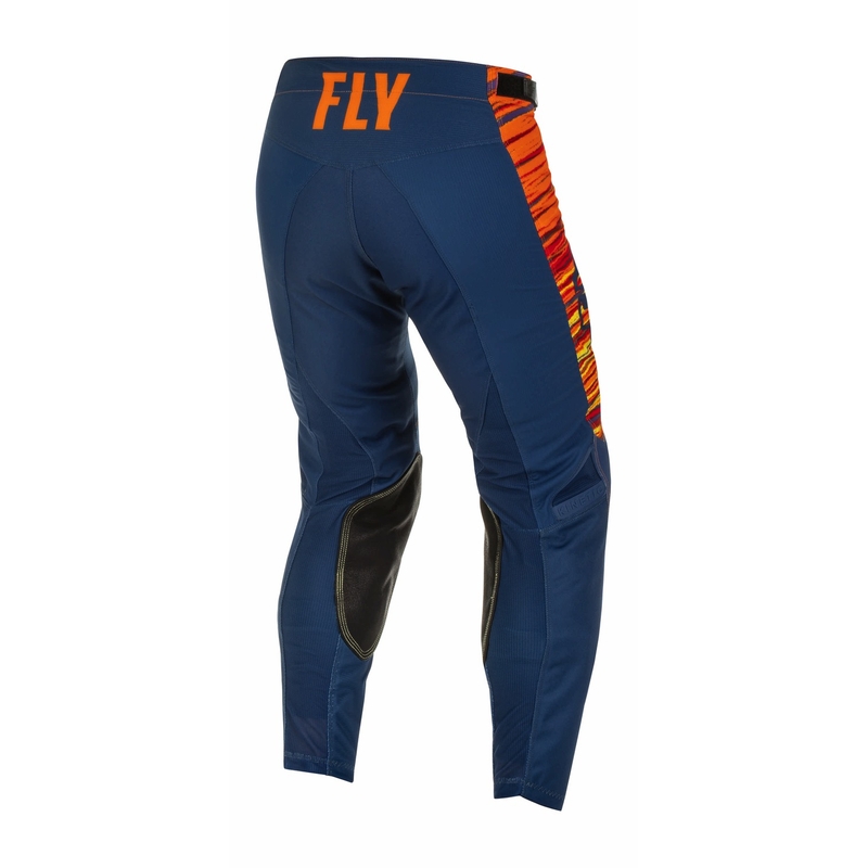 Motokros hlače FLY Racing Kinetic Wawe 2022 blue-orange