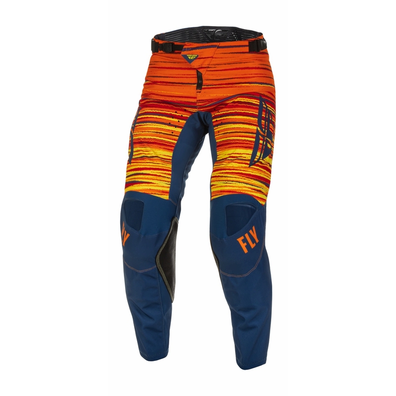 Motokros hlače FLY Racing Kinetic Wawe 2022 blue-orange