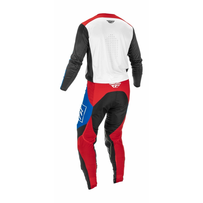 Motokros hlače FLY Racing Lite 2022 rdeče-črno-modre