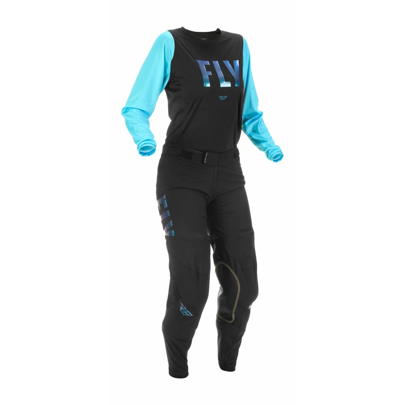 Ženske hlače za motokros FLY Racing Lite 2022 blue-black