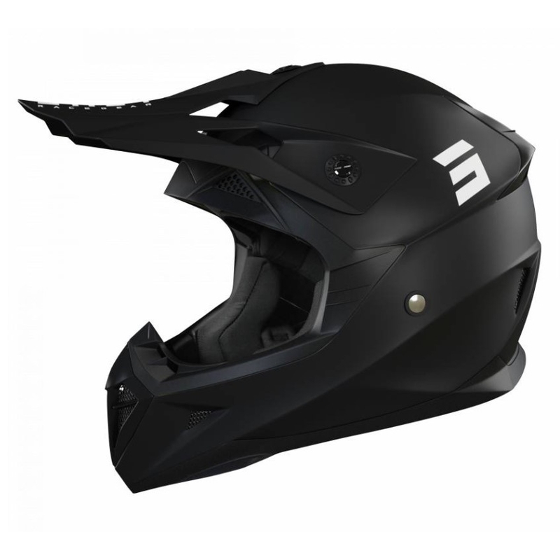 Motokros čelada Shot Pulse Solid Black