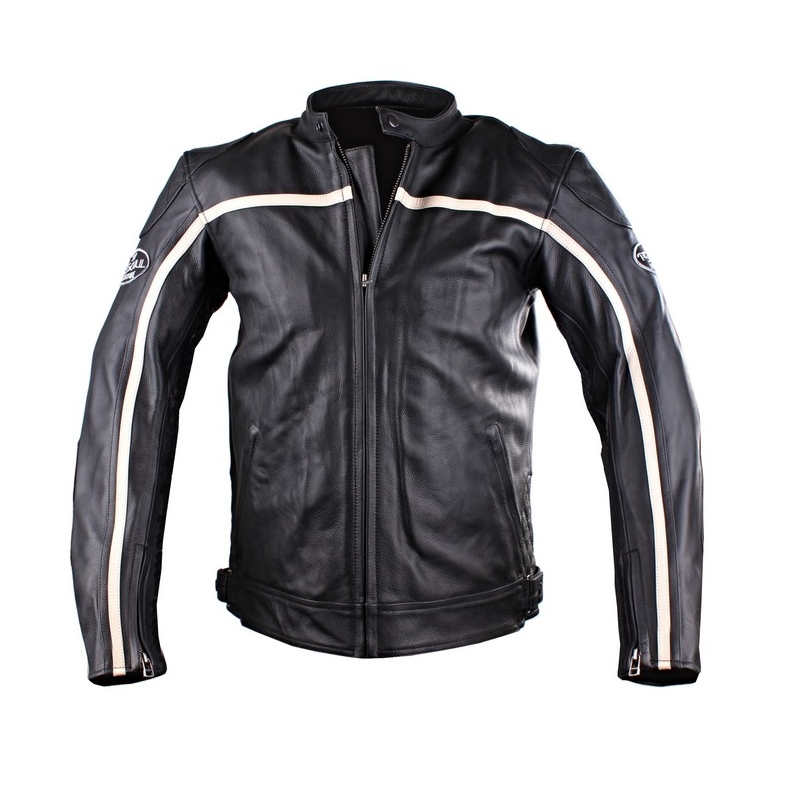 Motoristična jakna Tschul 645 black and beige razprodaja