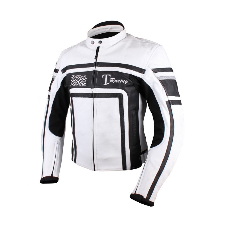 Motoristična jakna Tschul 840 Flag white-black razprodaja