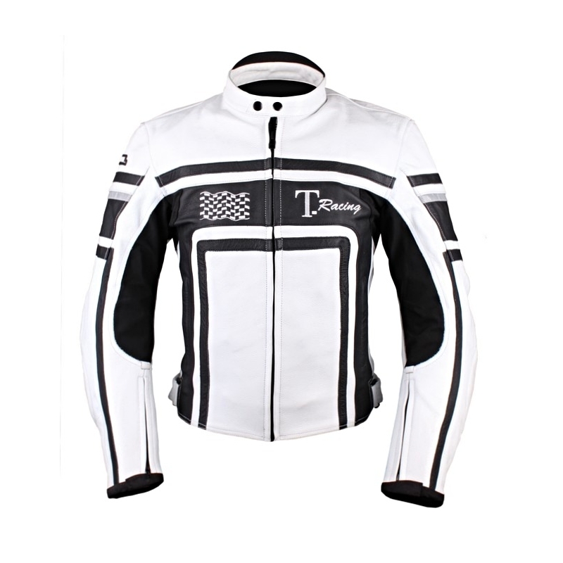 Motoristična jakna Tschul 840 Flag white-black razprodaja