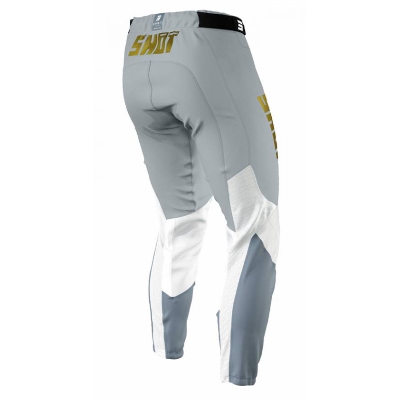 Shot Aerolite Prime Motokros hlače white-grey