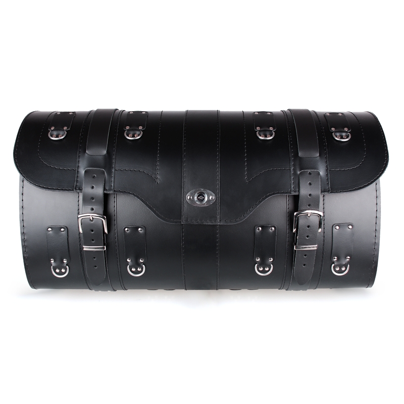 Chopper RSA-16A usnjen kovček za motorno kolo s ključavnico