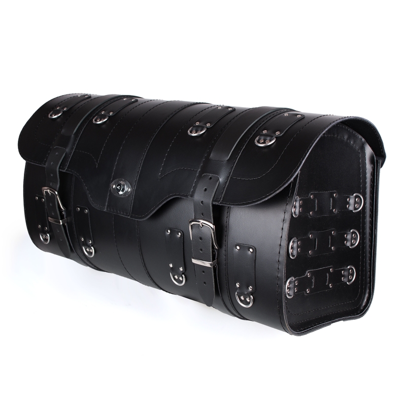 Chopper RSA-16A usnjen kovček za motorno kolo s ključavnico