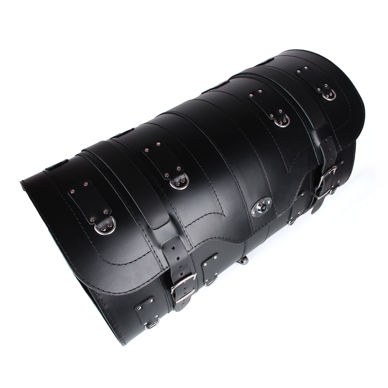 Chopper RSA-16A usnjen kovček za motorno kolo s ključavnico