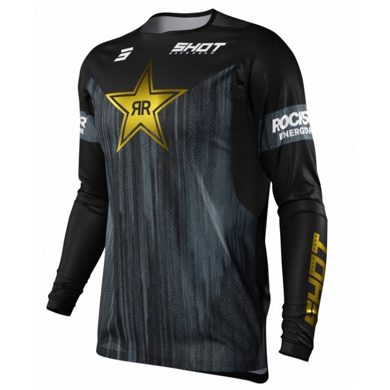 Motokros dres Shot Kontakt Replika Rockstar 2022 Black razprodaja