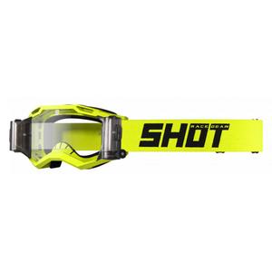 Motokros očala Shot Assault 2.0 Solid Roll-Off fluo rumena razprodaja