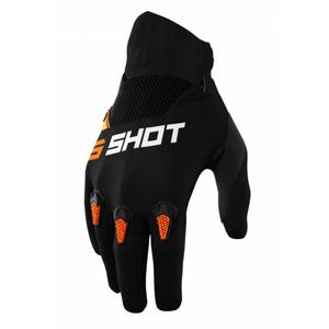 Motokros rokavice Shot Devo črno-oranžne naprodaj razprodaja