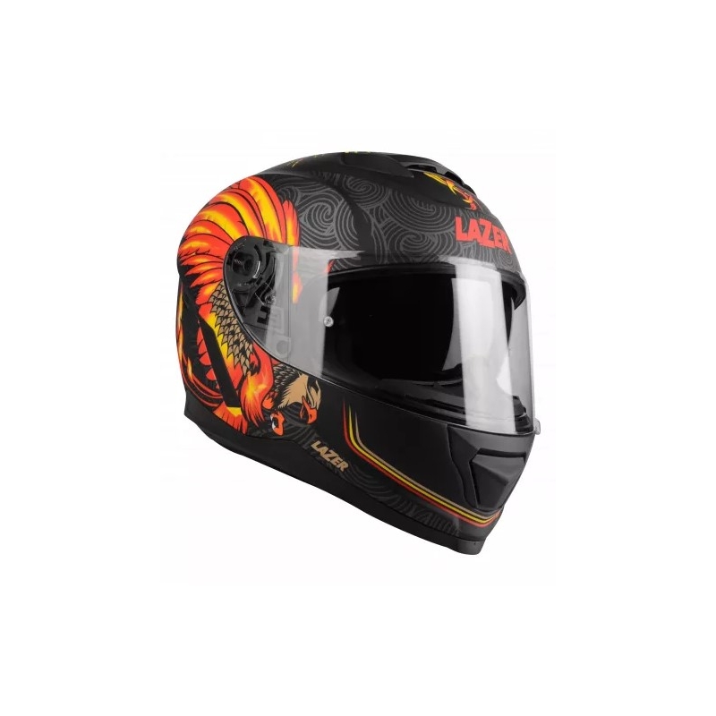 Integralna motoristična čelada Lazer Rafale Evo Phoenix black-grey-orange
