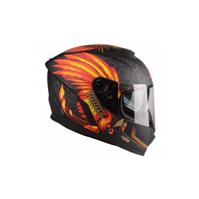 Integralna motoristična čelada Lazer Rafale Evo Phoenix black-grey-orange