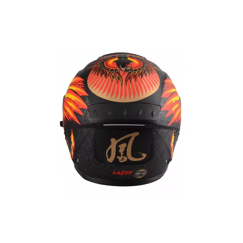 Integralna motoristična čelada Lazer Rafale Evo Phoenix black-grey-orange