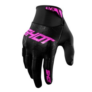 Motokros rokavice Shot Drift Spider črno-rožnate prodajne razprodaja