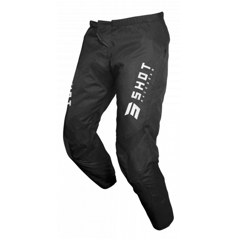 Motokros hlače Shot Contact Zip 2.0 Black razprodaja