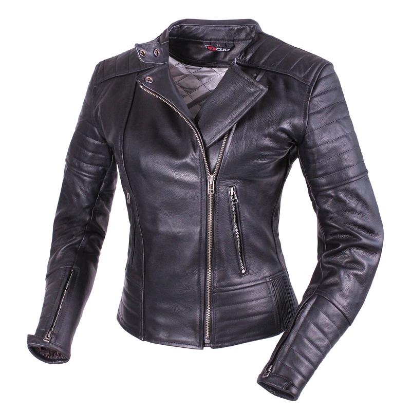 Ženska motoristična jakna Tschul 655 black - II. kakovost