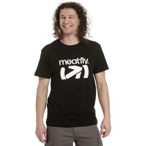 Meatfly majica s podijem črno-bela