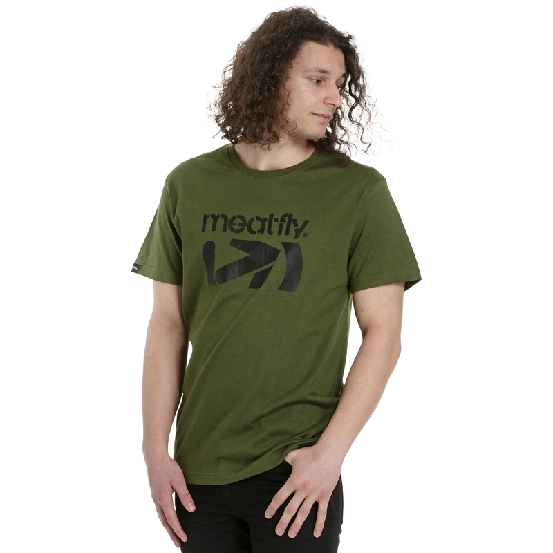 Majica Meatfly Podium zelena