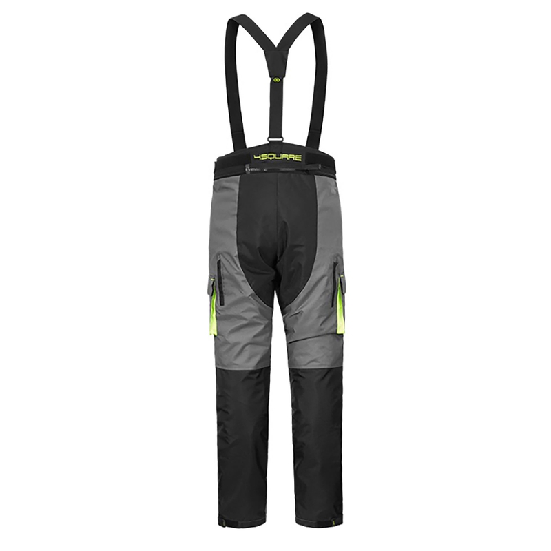 4SQUARE Discovery Grey-Fluo Yellow motoristične hlače razprodaja