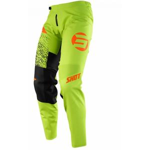 Otroške hlače za motokros Shot Devo Roll oranžno-zelena razprodaja
