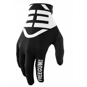 Otroške rokavice za motokros Shot Devo Skin belo-črne