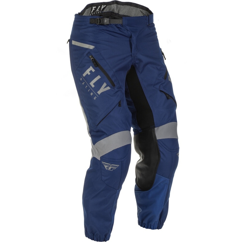 Motokros hlače FLY Racing Patrol modro-sive barve