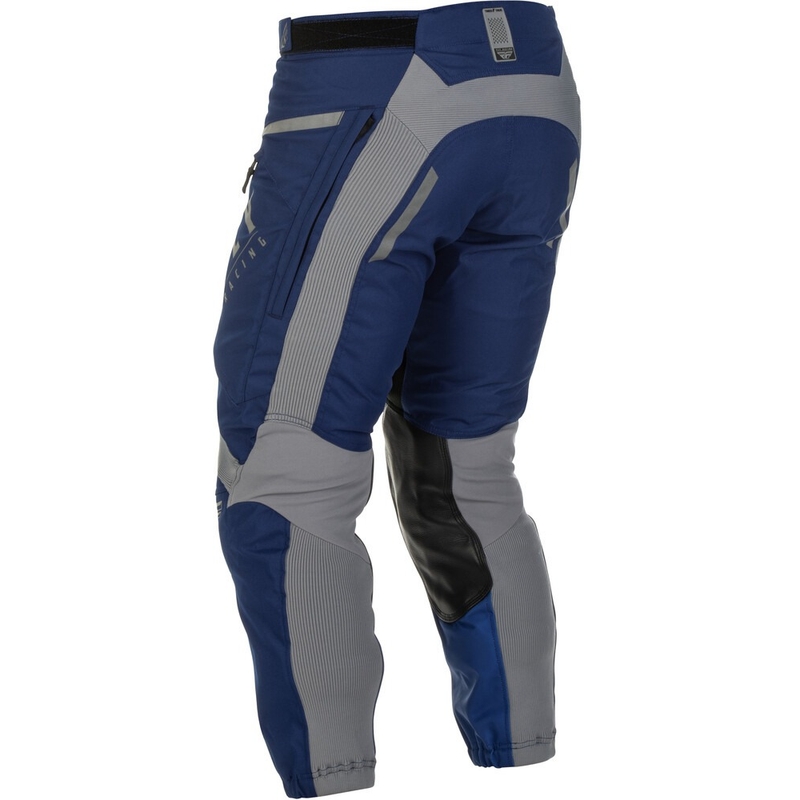 Motokros hlače FLY Racing Patrol modro-sive barve