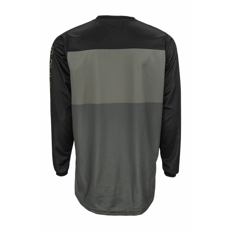 Motokros majica FLY Racing F-16 2022 sivo-črno-fluo rumena