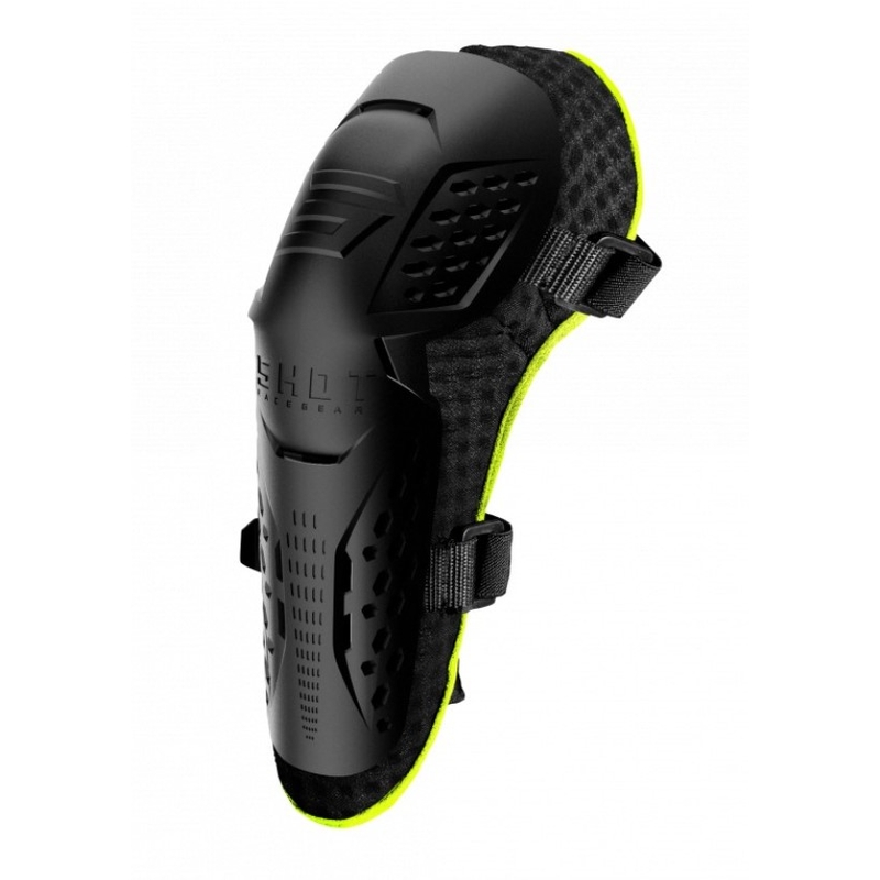 Ščitniki za komolce Shot Optimal 2.0 black-fluo yellow