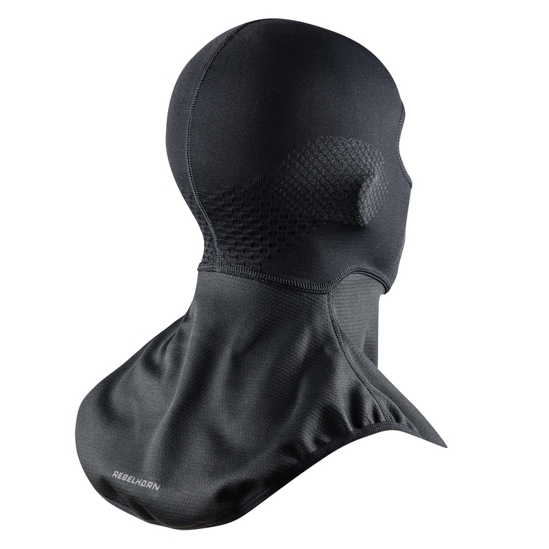 Rebelhorn Therm II Wind Black Termalna kapuca za čelado