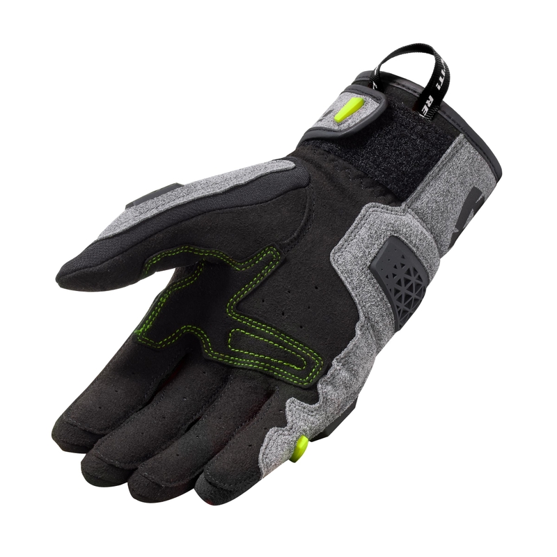 Motoristične rokavice Revit Mangrove silver-black-fluo yellow