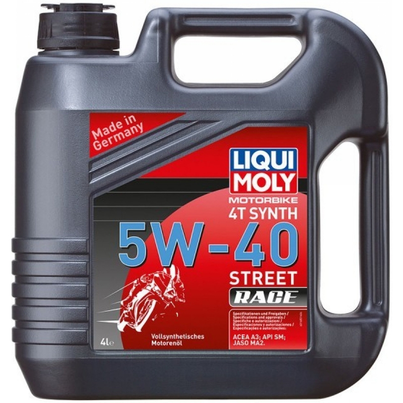 LIQUI MOLY Motorno olje za motorna kolesa 4T Synth 5W40 Race 4 l