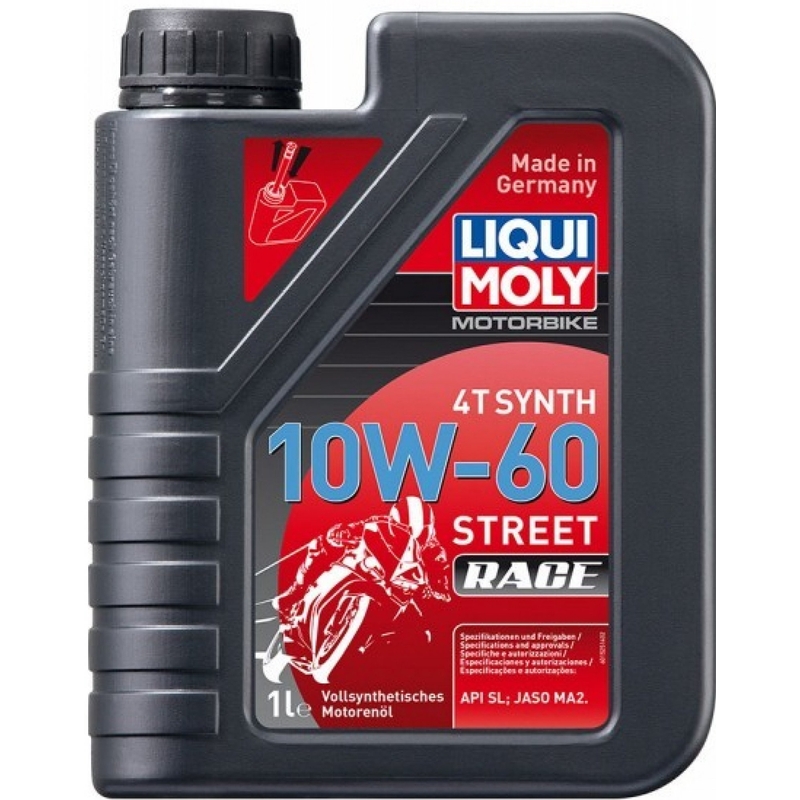 Motorno olje LIQUI MOLY Motorbike 4T Synth 10W60 Race 1 l