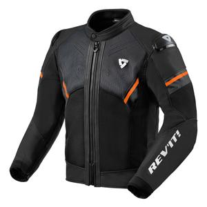 Motoristična jakna Revit Mantis 2 H2O črno-oranžna razprodaja